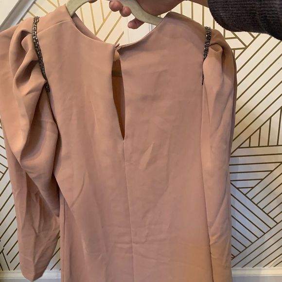 Nwt H&M Blush Long Sleeve Dress - Picture 2 of 5